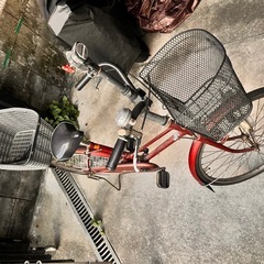 自転車 カゴ付きの画像