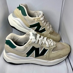 ニューバランス M5740ESA 25.5cm ベージュ×グリーンの画像