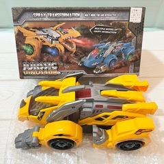 新品未使用　恐竜変身車 1台　スプレーで変身する恐竜カー おもちゃ 電動カー おもちゃの車を歌うの画像