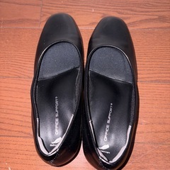 GYP0907  黒パンプス 23cm  office supportの画像