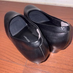 GYP0907  黒パンプス 23cm  office supportの画像