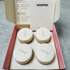 新品未使用 WHIPPED ヴィーガンパッククレンザー 4種 各25mlの画像