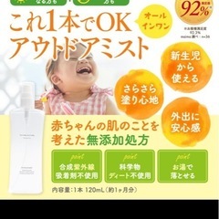 虫除けスプレー　新生児から使用可能の画像