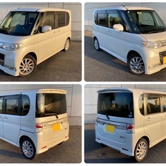 【車検半年付‼️】タントカスタム CVT H21 ホワイト コミコミ価格！の画像