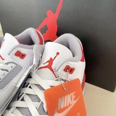 新品・箱付き】 Nike Air Jordan 3 fire red 27.5の画像
