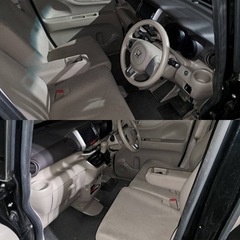 売却済 低燃費 CVT 人気のブラック 4WD NBOX 高年式26年 スライドドア の画像