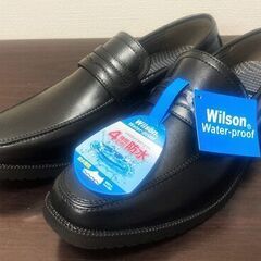 【新品】Wilson合成皮革ビジネスシューズの画像