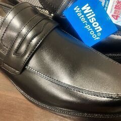 【新品】Wilson合成皮革ビジネスシューズの画像