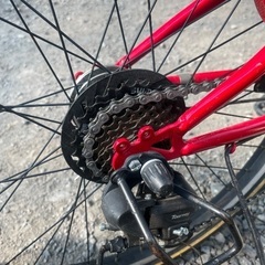 ブリヂストン クロスファイヤー　子供用自転車 赤　※引き取り限定の画像