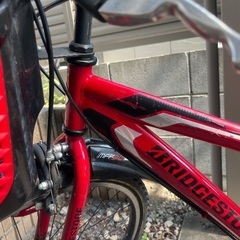 ブリヂストン クロスファイヤー　子供用自転車 赤　※引き取り限定の画像