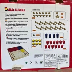 Build-N-Roll 木製ブロック 48個セット知育玩具　キュボロの画像