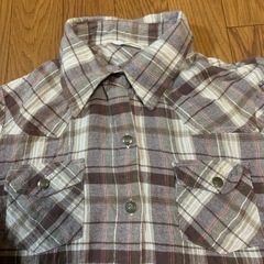 チェックシャツ※レディースの画像