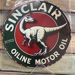 ③スチール看板 2枚セット size約20cm アメリカン雑貨の画像