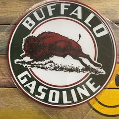 ③スチール看板 2枚セット size約20cm アメリカン雑貨の画像