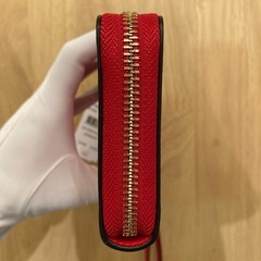 コーチ　コンチネンタルレッド長財布D⑤【新品未使用】の画像