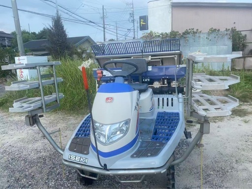 イセキ 田植機 PZ50-HVRLF 624時間 13.5馬力 施肥機 さなえ Zロータ ロータリー式 自動水平 ガソリン 田植え機
