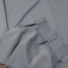 遮光カーテン　幅約100cm、長さ約180cm　2枚セット　ユーズドの画像