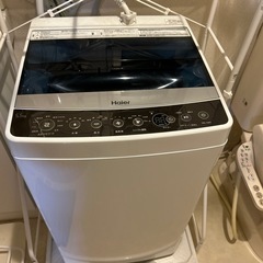 洗濯機（Haier）・ラック付の画像