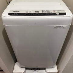Panasonic 洗濯機　NA-F50B12J 1人暮らしの画像
