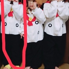 子供服フードロンパース　くまの学校110cm 着ぐるみ　キャラクターの画像