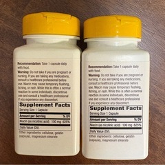 ナイアシン ・ビタミンB3   100mg/ 100粒   2セット  の画像
