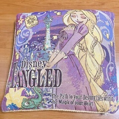 ディズニー　ラプンツェル　クッションの画像