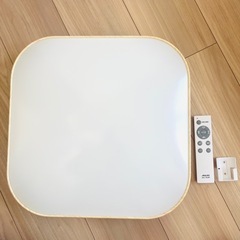 【美品】 12畳 調光調色 スクエアLEDシーリングライト リモコン付の画像