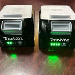 マキタ 40Vバッテリー　2個セットの画像
