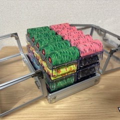 ポーカー チップ セット 収納ケース付きの画像