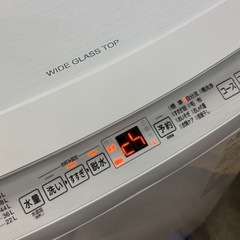 2024年製造 7.0k 洗濯機 アクア ホワイト ガラストップ スレ有りの画像