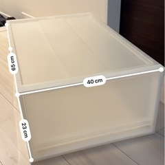 衣装ケース　白　の画像