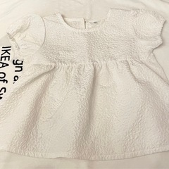 ♪パフスリーブ　ジャガード　トップスの画像