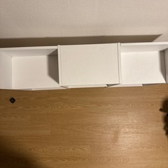 カラーボックス 白 ディスプレイシェルフの画像