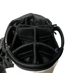 美品　PING ピン キャディバッグ ゴルフバッグ 白×黒の画像