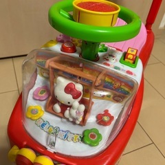 キティちゃん押し車の画像