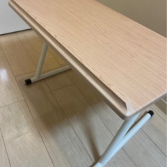 サイドテーブル 折りたたみ テーブル 昇降式テーブルの画像