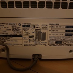 SHARP加湿器付き空気清浄機の画像