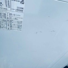 🌸SHARP 全自動電気洗濯機  ES-GV80R-P の画像