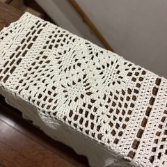 綿レース　編み物風　の画像