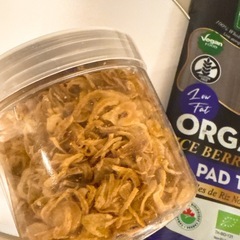 【決まりました】フライドオニオンとパッタイの麺（オーガニック）の画像