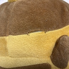 タヌキとキツネ めちゃでかぬいぐるみタヌキ〜蝶々とタヌキ〜の画像