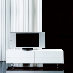 カッシーナ シアターボード テレビボード ホワイト W1700 テレビ台の画像