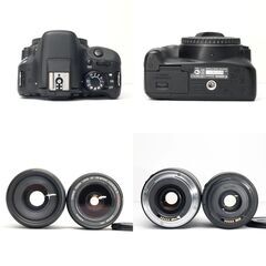【全国送料無料】 Canon EOS Kiss X7✨ カメラバッグ付き✨ スマホ転送OK✨超軽量 超望遠 ダブルレンズセット ✨ 届いたらすぐに使えます✨ キヤノン キャノンの画像