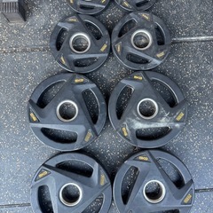 【総重量157.5Kg‼️】Fit Elite製高品質カラーバーベルプレートの画像