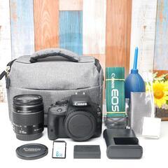 【全国送料無料】 Canon EOS Kiss X7✨ カメラバッグ付き✨ スマホ転送OK✨レンズセット ✨ 届いたらすぐに使えます✨ キヤノン キャノンの画像