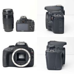 【全国送料無料】 Canon EOS Kiss X7✨ カメラバッグ付き✨ スマホ転送OK✨レンズセット ✨ 届いたらすぐに使えます✨ キヤノン キャノンの画像