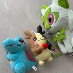 まとめ売り❗️ポケモンぬいぐるみ3点セットの画像