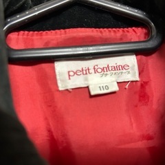 プチフォンテーヌ　赤いコート　110㎝の画像