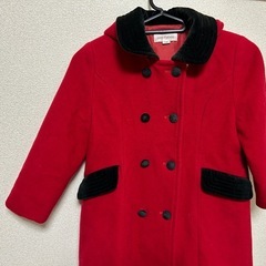 プチフォンテーヌ　赤いコート　110㎝の画像