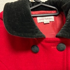 プチフォンテーヌ　赤いコート　110㎝の画像